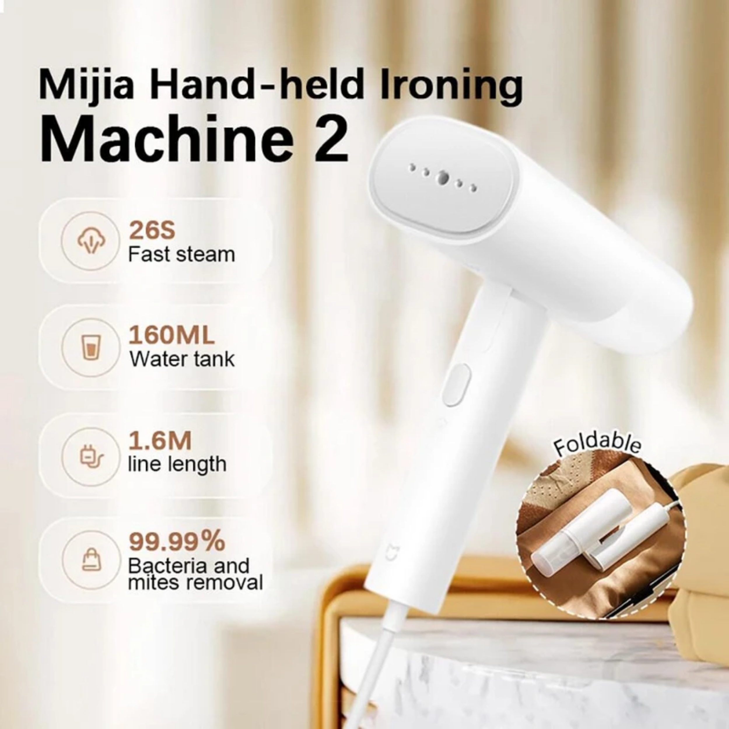 اتو بخار دستی شیائومی میجیا Mijia MJGTJ02LF - Image 2