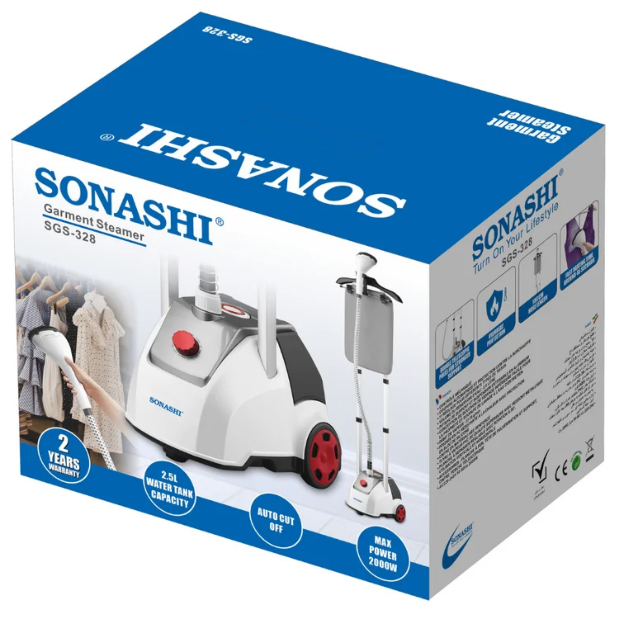 بخارگر ایستاده سوناشی مدل SGS-328 - Image 4